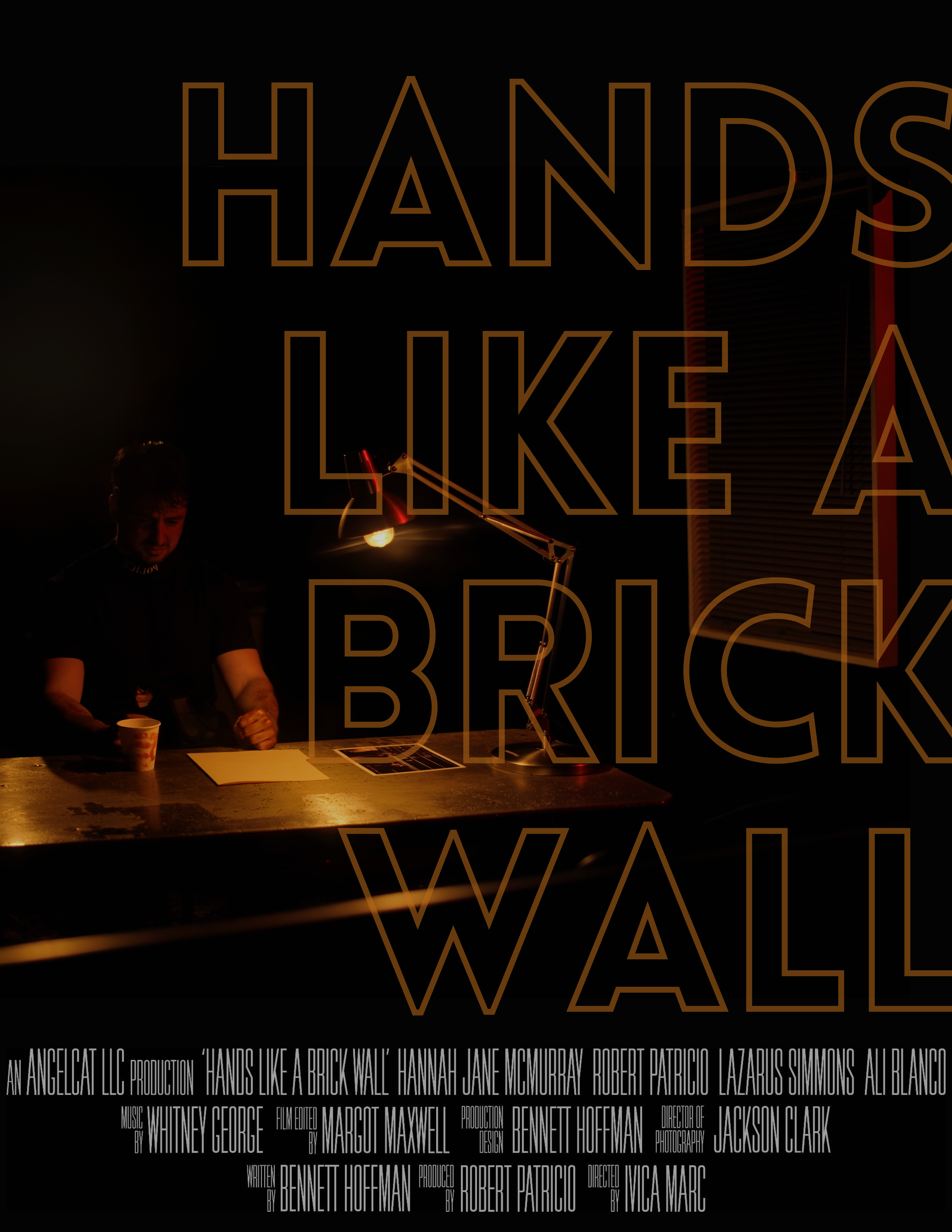 Hands Like a Brick Wall Poster